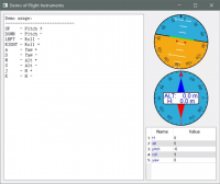 Qt_cpp实现的飞行仪表小部件纯Qt实现，包括姿态显示指示
