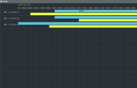Qt_C++实现的甘特图功能，支持在横轴显示时间段，起始时间
