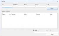 Qt c++ 物料清单、货物清单