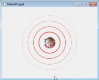 Qt波浪按钮效果！