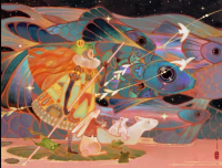 【创意平面插画教程：梦幻浓郁风格插画思路到创作儿童插画教程绘