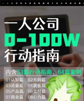 一人公司从0到100万自由职业指南