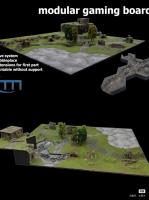 【自动发货】 模块化沙盘STL图纸3D