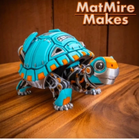 【自动发货】机械乌龟3D打印模型图纸 stl／