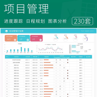 工程项目管理分工表工程项目管理表团队分工跟进表工程进度月周进