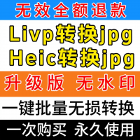 Heic图片转jpg批量转换器png无损苹果Livp手机照片