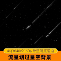 星空流星特效视频素材星空动态背景视频流星粒子特效素材