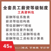 薪酬等级方案结构表等级薪酬薪酬等级方案_公司员工薪资等级管理
