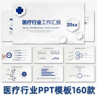 医学高级感PPT模板素材医学ppt模板课件高级感医疗医院护士