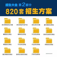 教育培训学校机构招生管理方案策划_广告地推话术计划技巧手册
