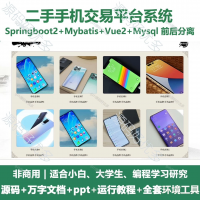 二手手机交易系统源码二手手机交易系统源码_Java+Spri