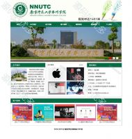 南京师范大学泰州学院模板11页html静态页面网页设计