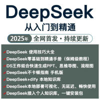 25年完整版DeepSeek零基础到精通指导手册保姆级使用教