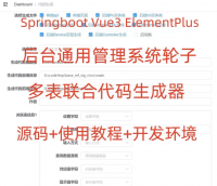 SpringBoot_SpringCloud_Vue3后台权