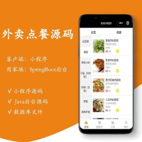 Java外卖小程序源码SpringBoot管理后台源码_菜单