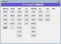 C#Emgucv_opencv算法合集图像处理均衡滤波检测定