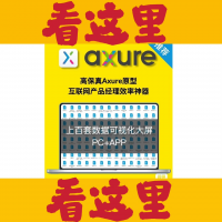 上百套数据可视化大屏看板Axure高保真产品原型，Web端可