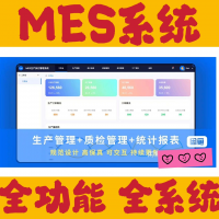 MES生产执行管理系统高保真原型axure