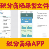 产品经理_积分商城原型，包括会员体系（免费型会员积分制会员