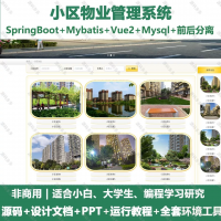 小区物业管理系统_java_SpringBoot_Vue+