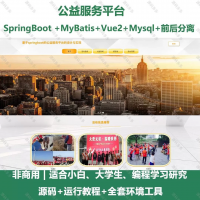 公益平台源码分享公益服务平台系统_java_SpringBo