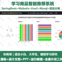 基于机器学习的商品智能推荐系统_java_SpringBo