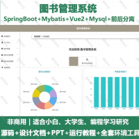 图书管理系统_java_SpringBoot_Vue+设计
