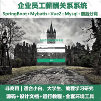 企业员工薪酬关系系统_java_SpringBoot_Vue