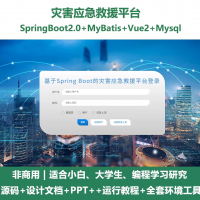 灾害应急救援平台_java_SpgBoot_Vue_设计文档