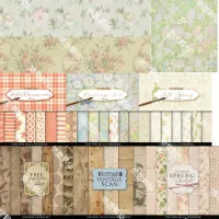 17.800➕复古碎花背景花朵纹理背景设计素材junkjun