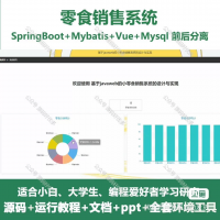 零食销售商城系统源码_java_SpringBoot_Vu