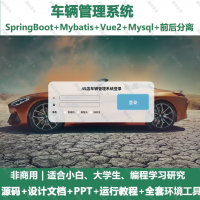 车辆管理系统_java_SpringBoot_Vue+设计