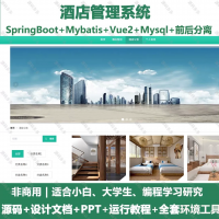 酒店管理系统_java_SpringBoot_Vue+设