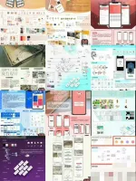 13款APP展板设计_UI设计展板模板_含