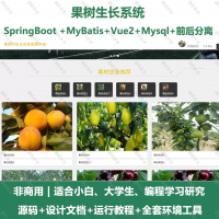 果树生长系统_java_SpringBoot_Vue+设计