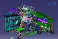 19.汽车主副仪表带参数据模型数模，汽车内外饰设计，汽车内饰