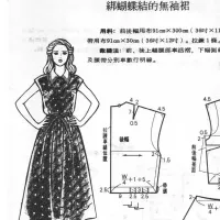 vintage服装纸样裁剪图