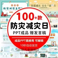 全国防灾减灾日PPT课件中小学地震防震抗震救灾防台风安全教育