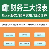 财务报表自动生成现金流量表_资产负债利润现金流量调节exce