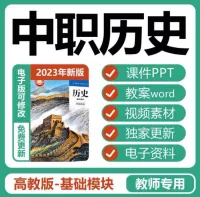 2024中职高教版中国历史基础模块教学课件PPT教案word