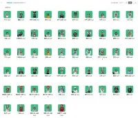 绿幕数字人素材，闭嘴无声绿幕素材，64个高清视频，无声闭嘴有