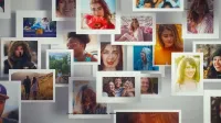 照片墙图片汇聚模板50套AE_【模板】
