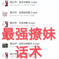 【自动发货】恋爱秘籍最强聊天集训营来了！追女生高情商聊天技巧