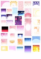 漫画背景素材（Q版明亮气氛）