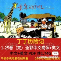 【秒发】埃尔热-丁丁历险记全彩合集（全25本）高清中文漫画P