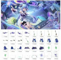 全网最低价小乔时之魔女cos后期特效素材王者荣耀小乔无双时之