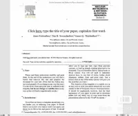 【秒发】Elsevier爱思唯尔Latex模板_Word模板