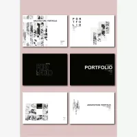 高级风设计模版｜30个作品集封面｜ai+psd+ppt源文件