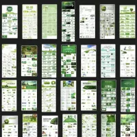 【PPT】42套绿色环保主题ppt模板