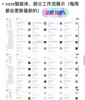 【7月新上】100+款Coze扣子工作流全公开｜动画视频日更
